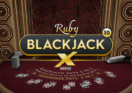 VABET Blackjack X 10 - Ruby